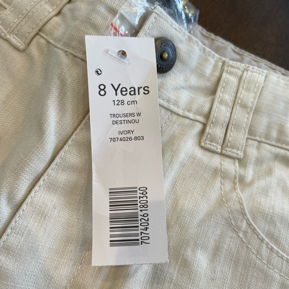 Jacadi boys ivory trousers  pants 8A - Picture 7 of 9